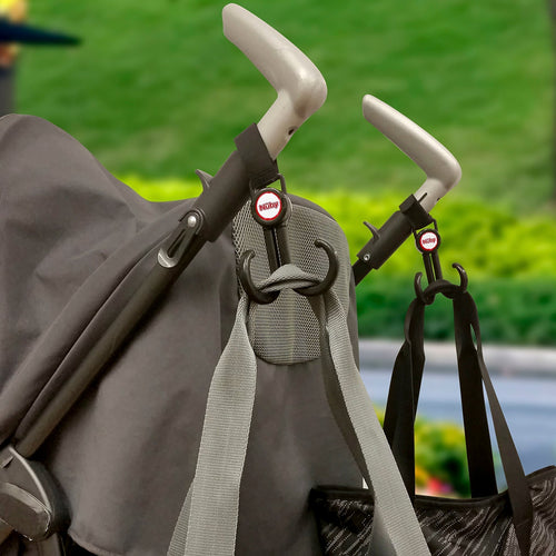 360-Swivel Stroller Hook (2 Pack) | Pink