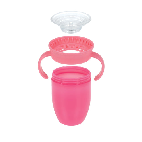 360 Wonder Cup with Handles (3 Pack - 5 oz) | Purple/Pink/Aqua